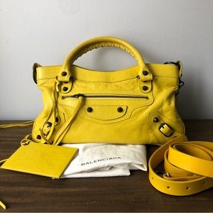 Balenciaga Bag First Mimosa Yellow